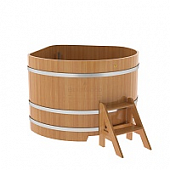 Купель угловая из лиственницы BentWood 1,37х1,37